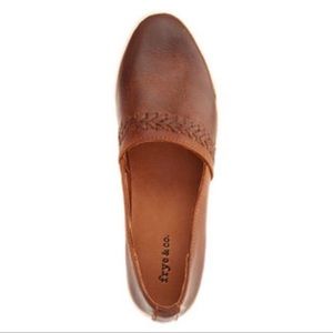Frye and Co. Cody Cognac Brown Slip On Sneakers